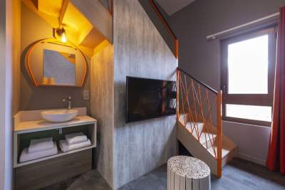 ⇒ Base Camp Lodge · Hotel Bourg-Saint-Maurice, chambre