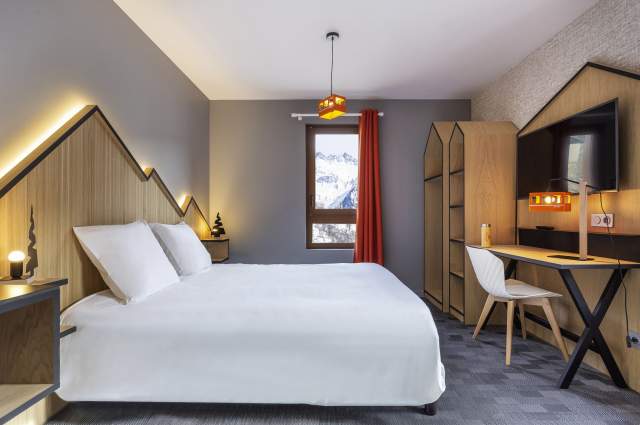 ⇒ Base Camp Lodge · Hotel Bourg-Saint-Maurice, chambre